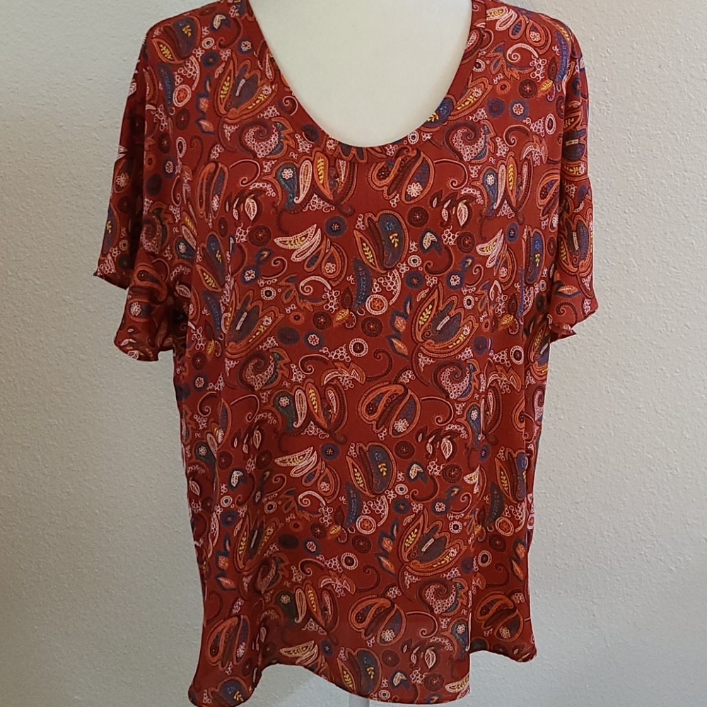 Loft Flutter Sleeve Blouse